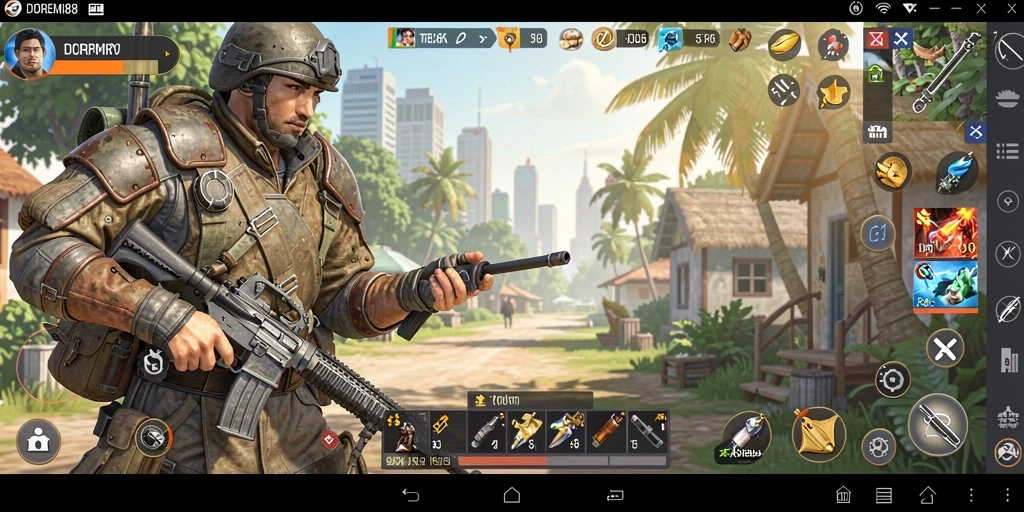 Screenshot DOREMI88 menunjukkan antarmuka aplikasi Utility yang intuitif.