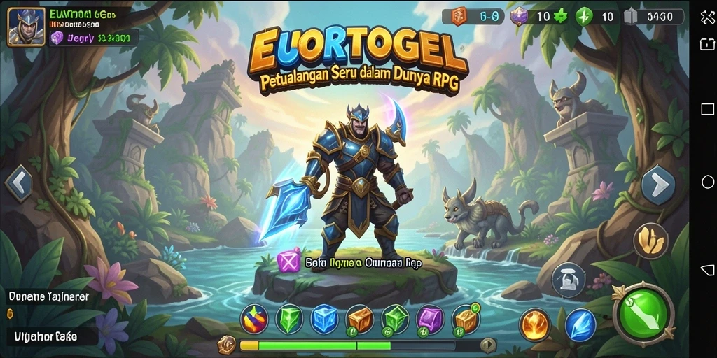 Screenshot gameplay EUROTOGEL menampilkan aksi dan eksplorasi yang mendebarkan.