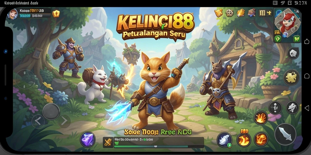 Screenshot utama KELINCI88 menampilkan gameplay seru yang mendebarkan.