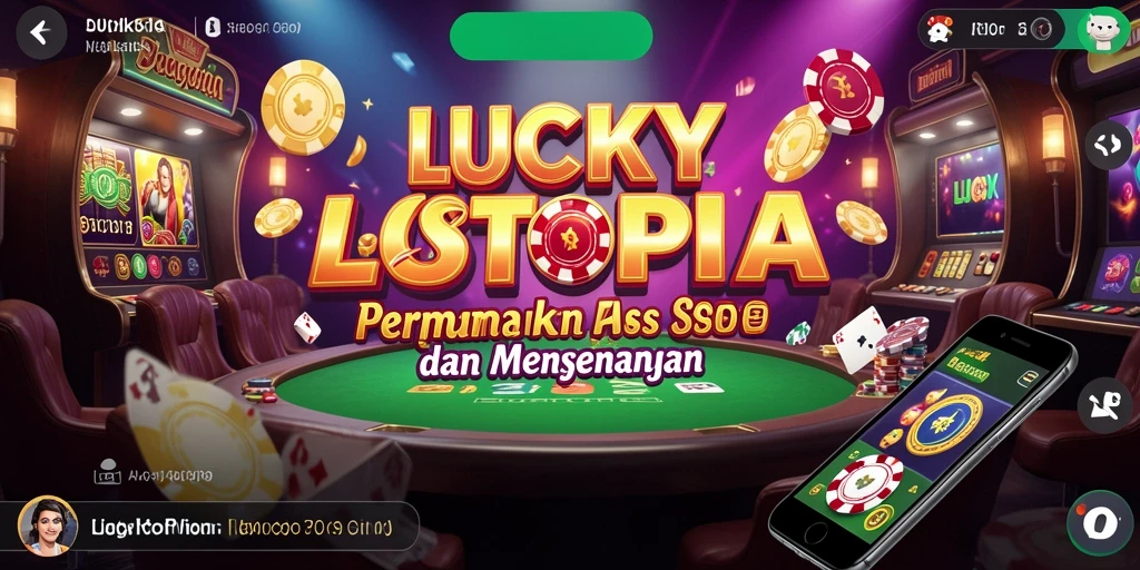 Screenshot gameplay Kasino yang mendebarkan dan penuh warna.