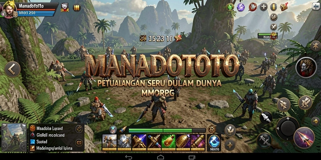 Tampilan gameplay seru dalam dunia fantasi MANADOTOTO.