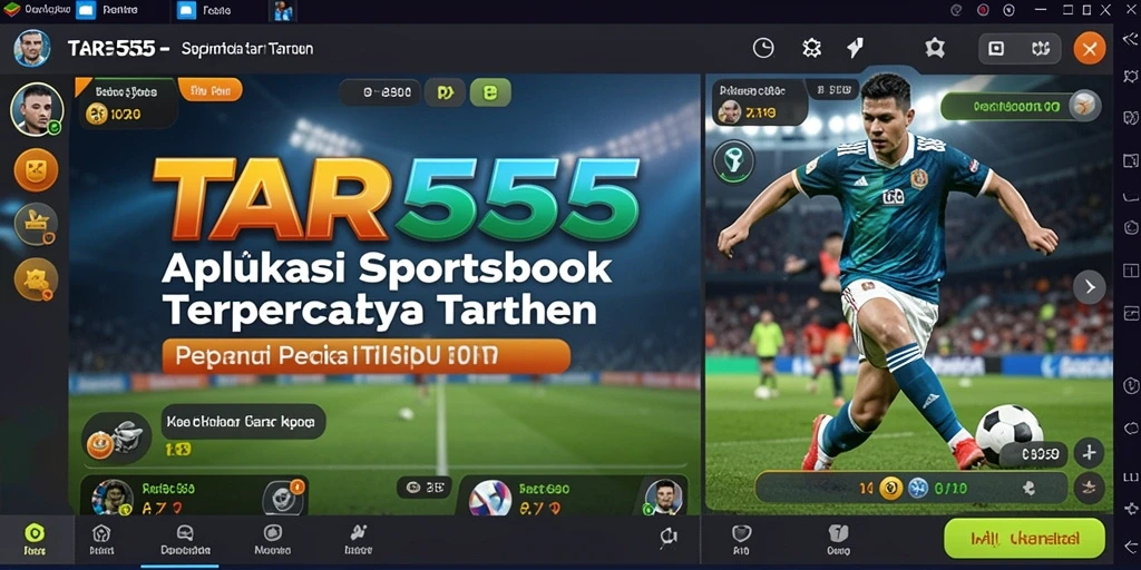 Tampilan gameplay TAR555 yang interaktif dan menarik untuk taruhan olahraga.