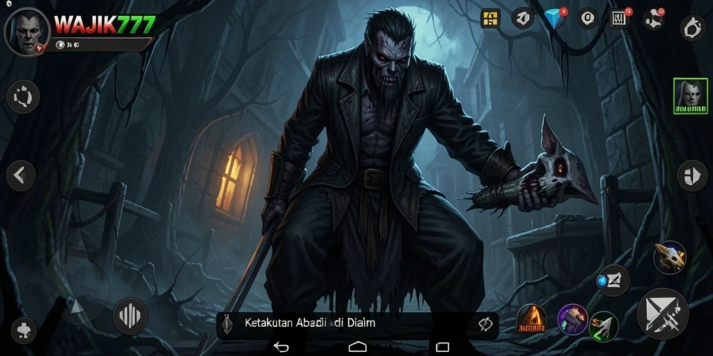 Gameplay menegangkan di dunia horor yang mencekam.